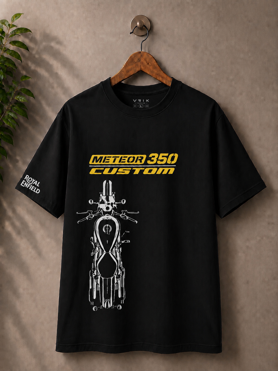 Royal enfield meteor 350, 100% cotton premium Tshirt