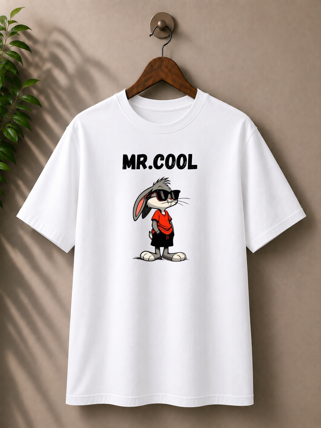 Mr. Cool printed 100% cotton oversized T-shirt.