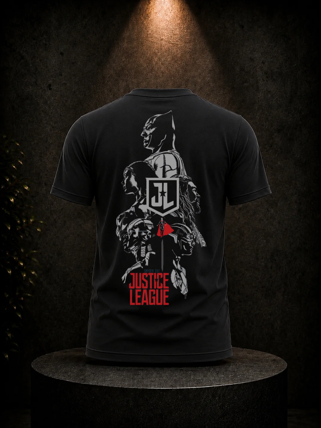 Inspired by DC comic justice league 100% cotton regular fit printed T-shirt