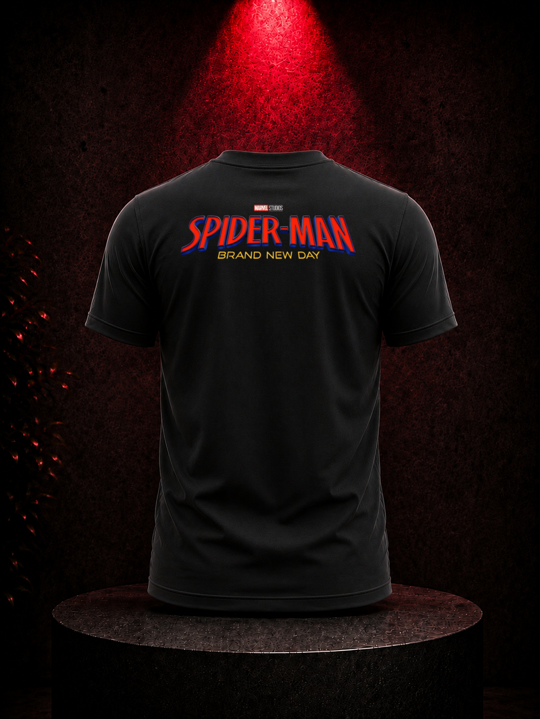 Inspired from Spiderman Brand new day, 100% cotton regular fit printed T-shirt