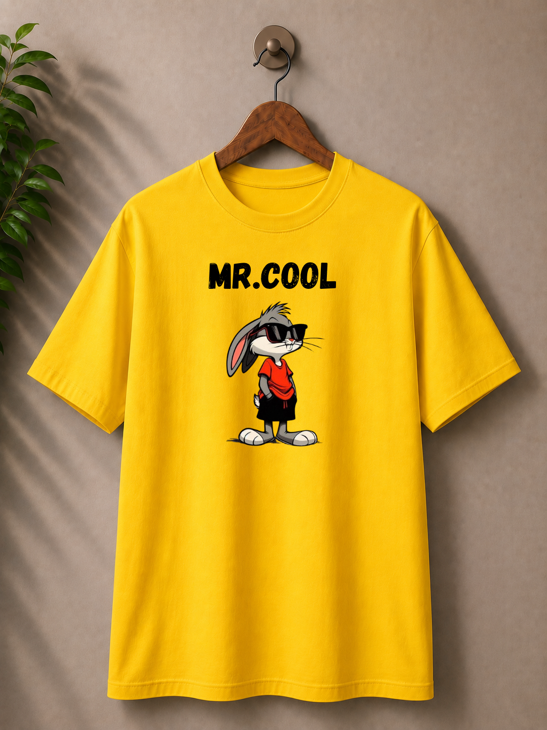 Mr. Cool printed 100% cotton oversized T-shirt.