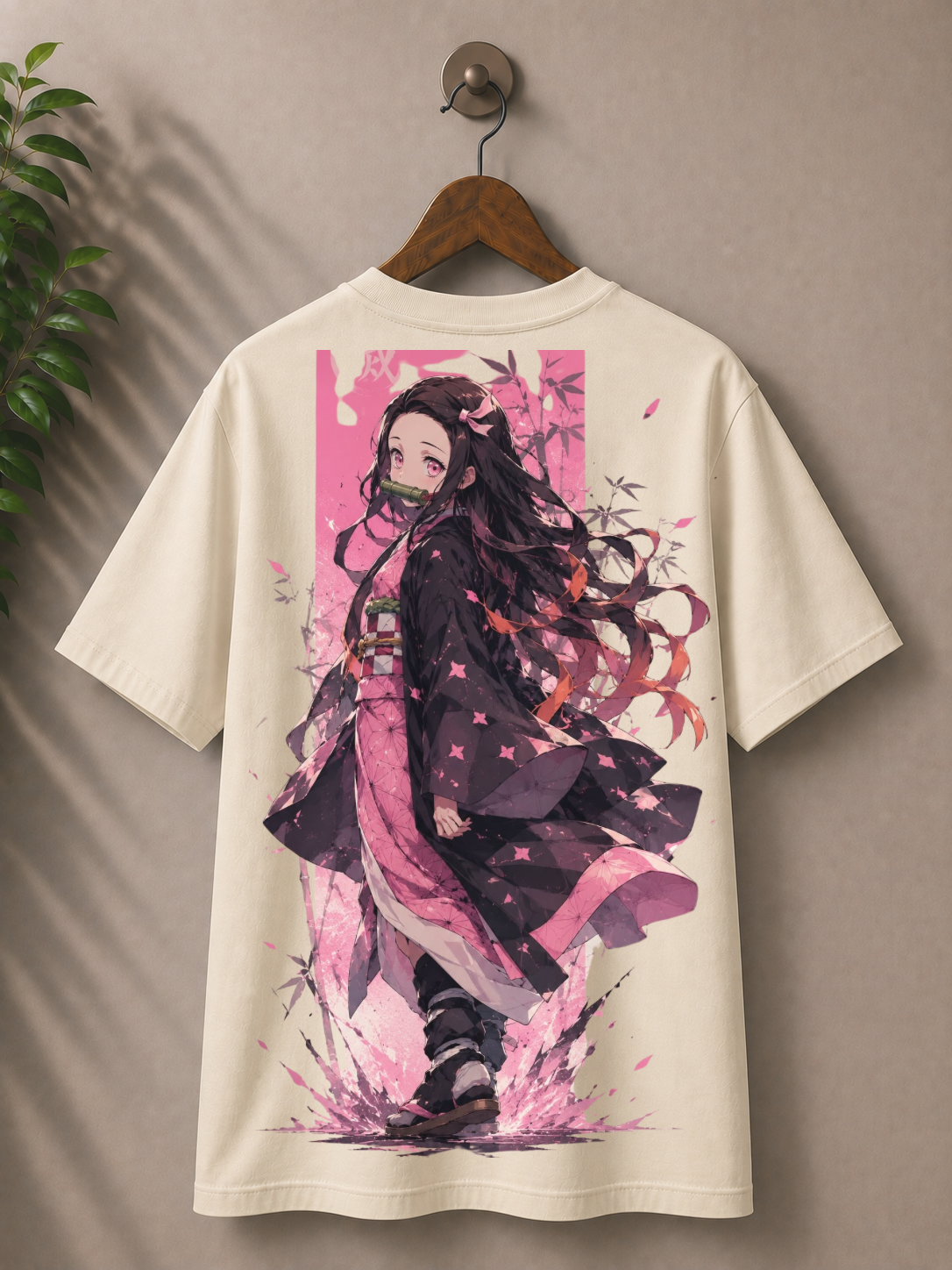 Inspired from demon slayer, ‘Nezuko’, 100% cotton premium oversized T-shirt