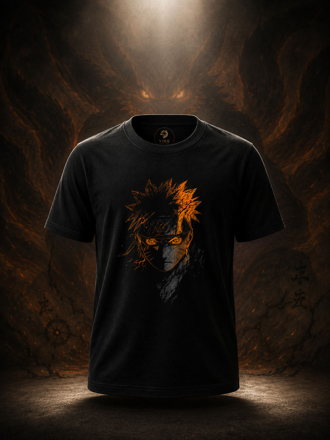 Naruto Printed 100% cotton Tshirt.
