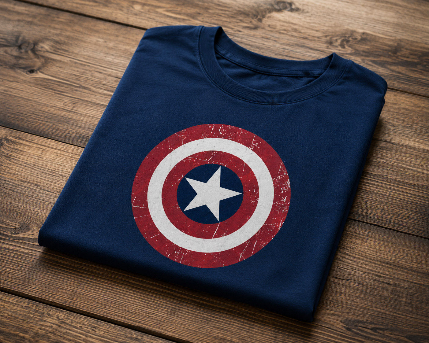 Casual Navy Blue 100% pure cottom Premium Short sleeve Printed Tshirt.