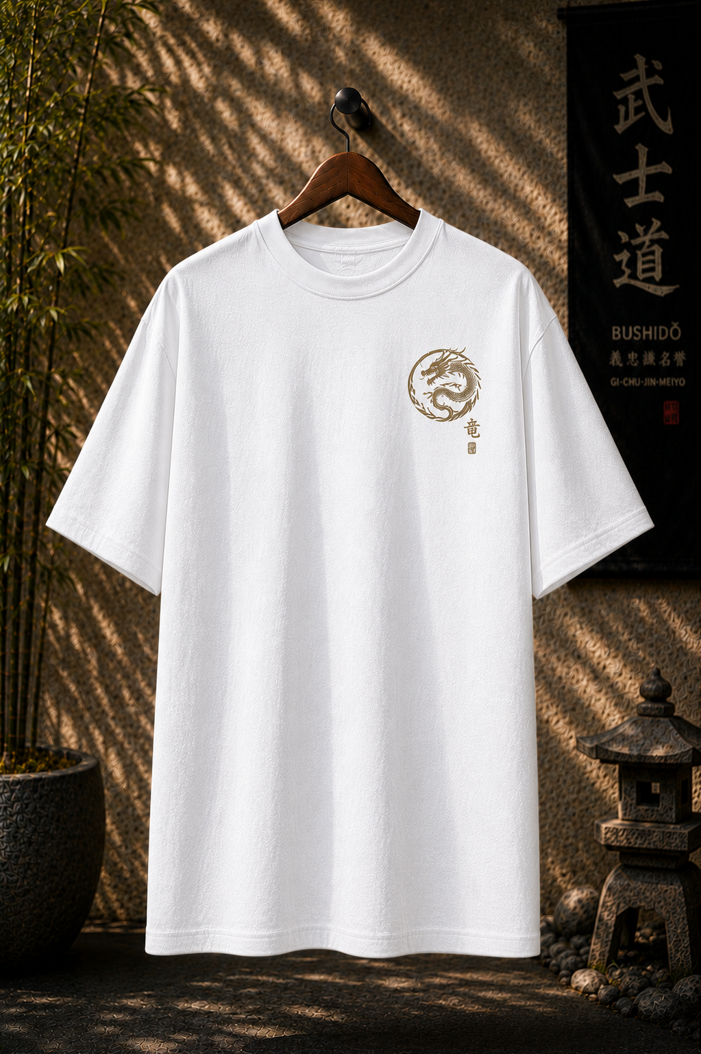 RYŪ Japanese Dragon Oversized T-Shirt