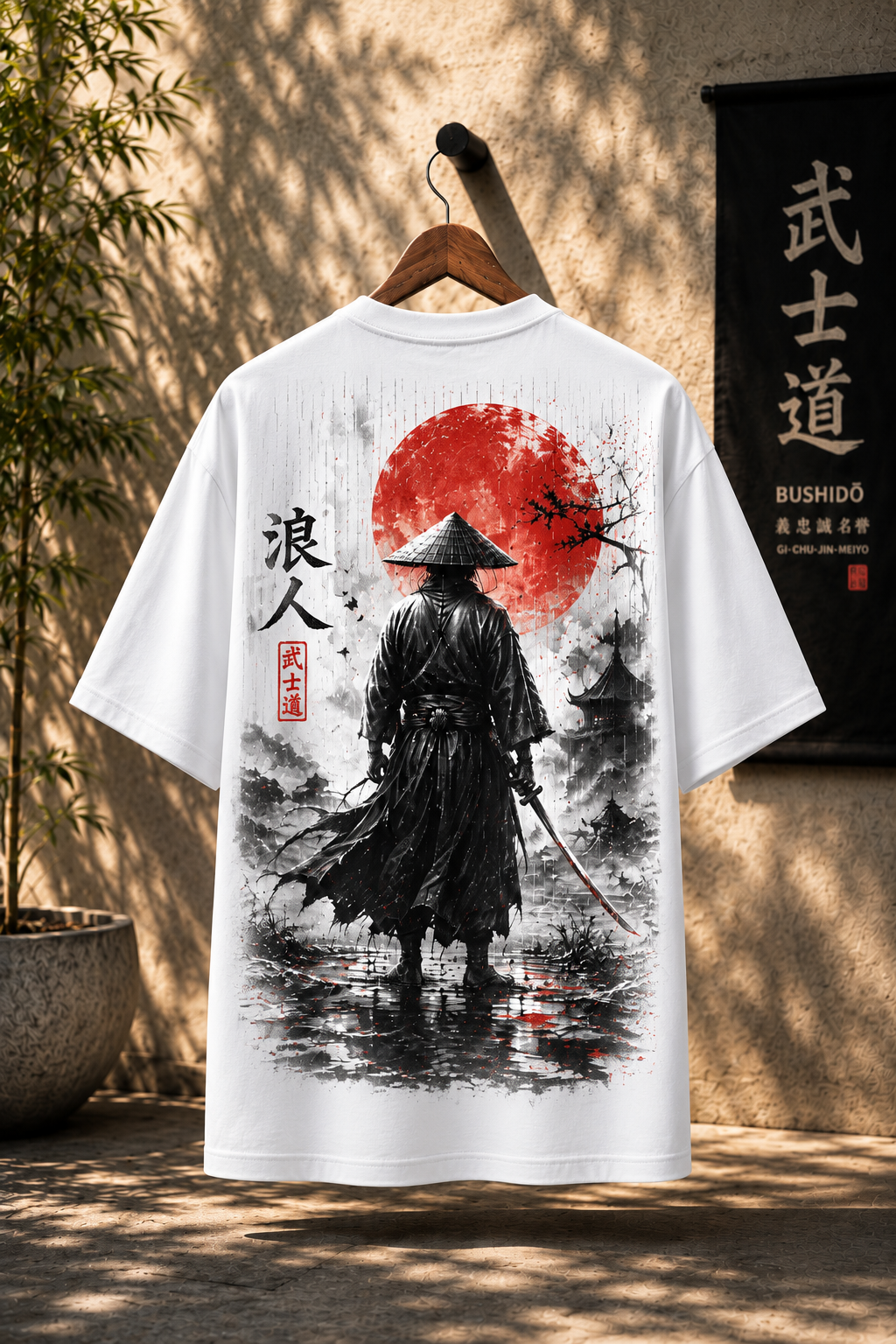 RONIN – Japanese Samurai Oversized T-Shirt