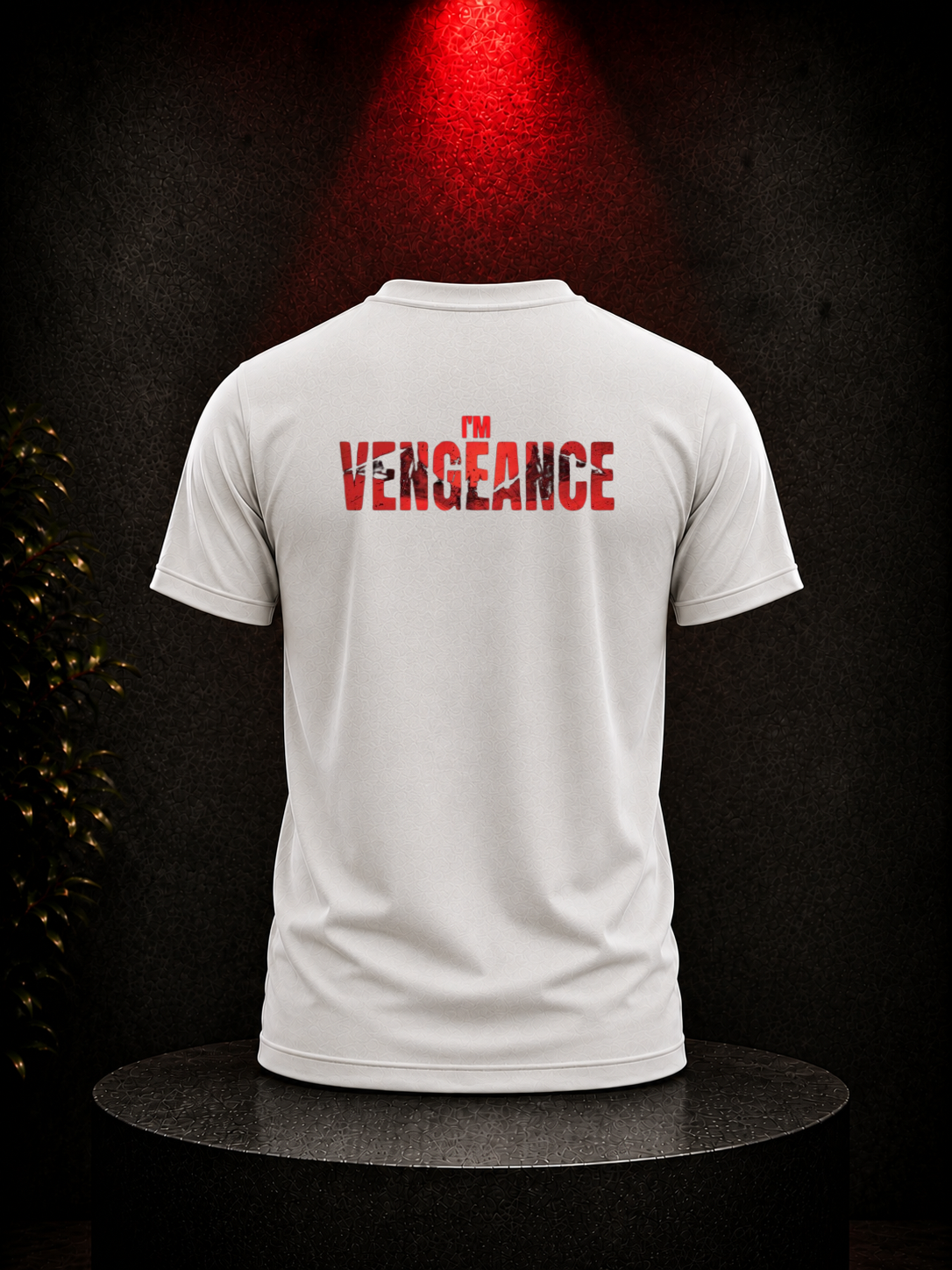 Inspired by batman ‘ I’m vengeance’, DC comic 100% cotton regular fit printed T-shirt.