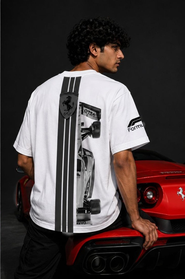 F1 Motorsport Racing Limited Edition Oversized T-Shirt | Vrik Fashion