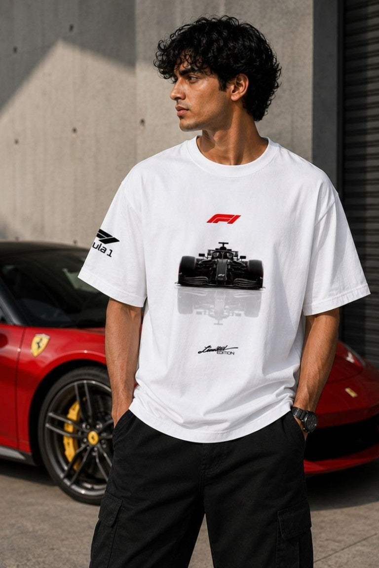 Ferrari F1 Limited Edition Oversized T-Shirt | Vrik Fashion