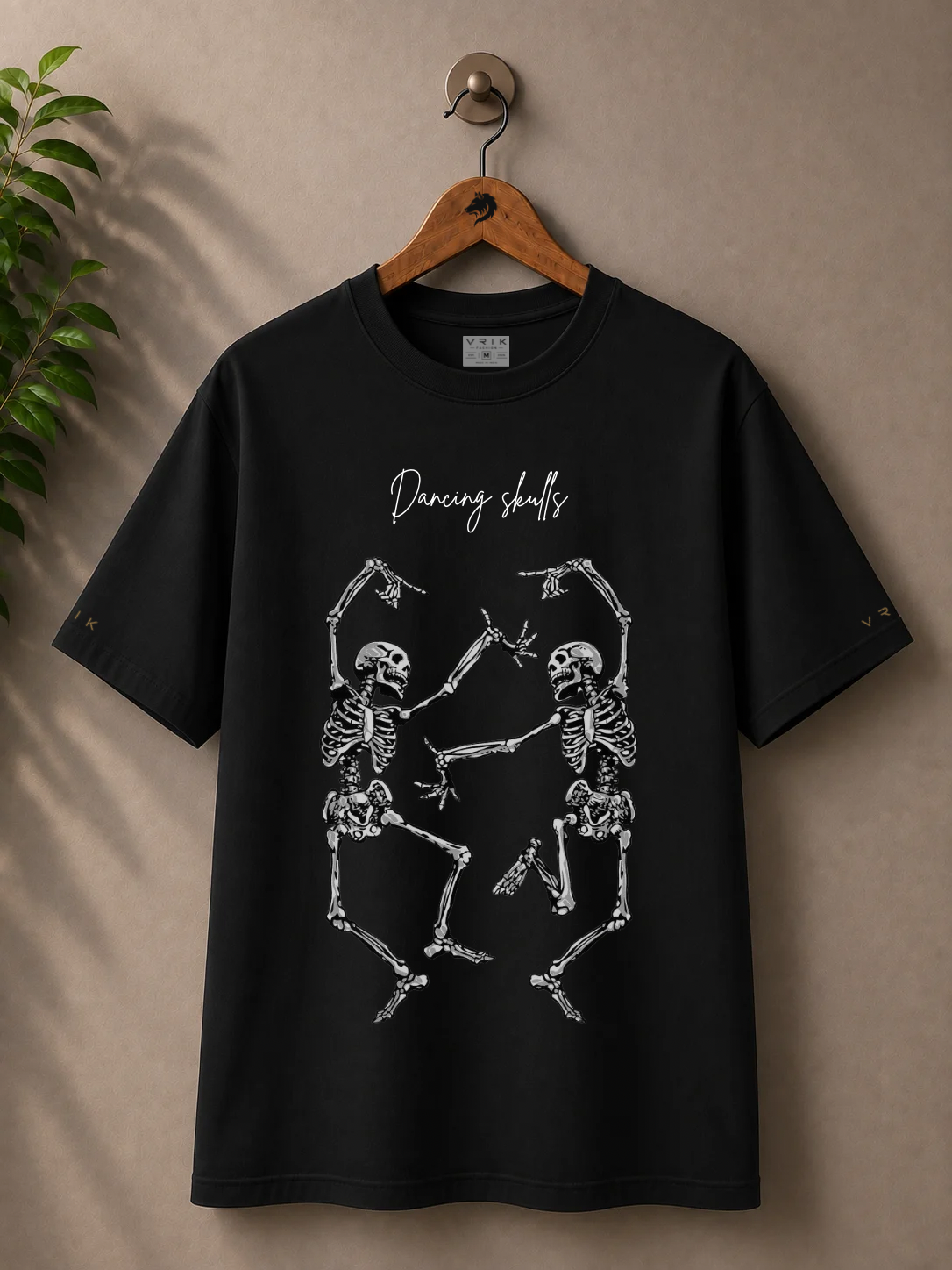Dancing Skulls - Premium Regular Fit T-Shirt