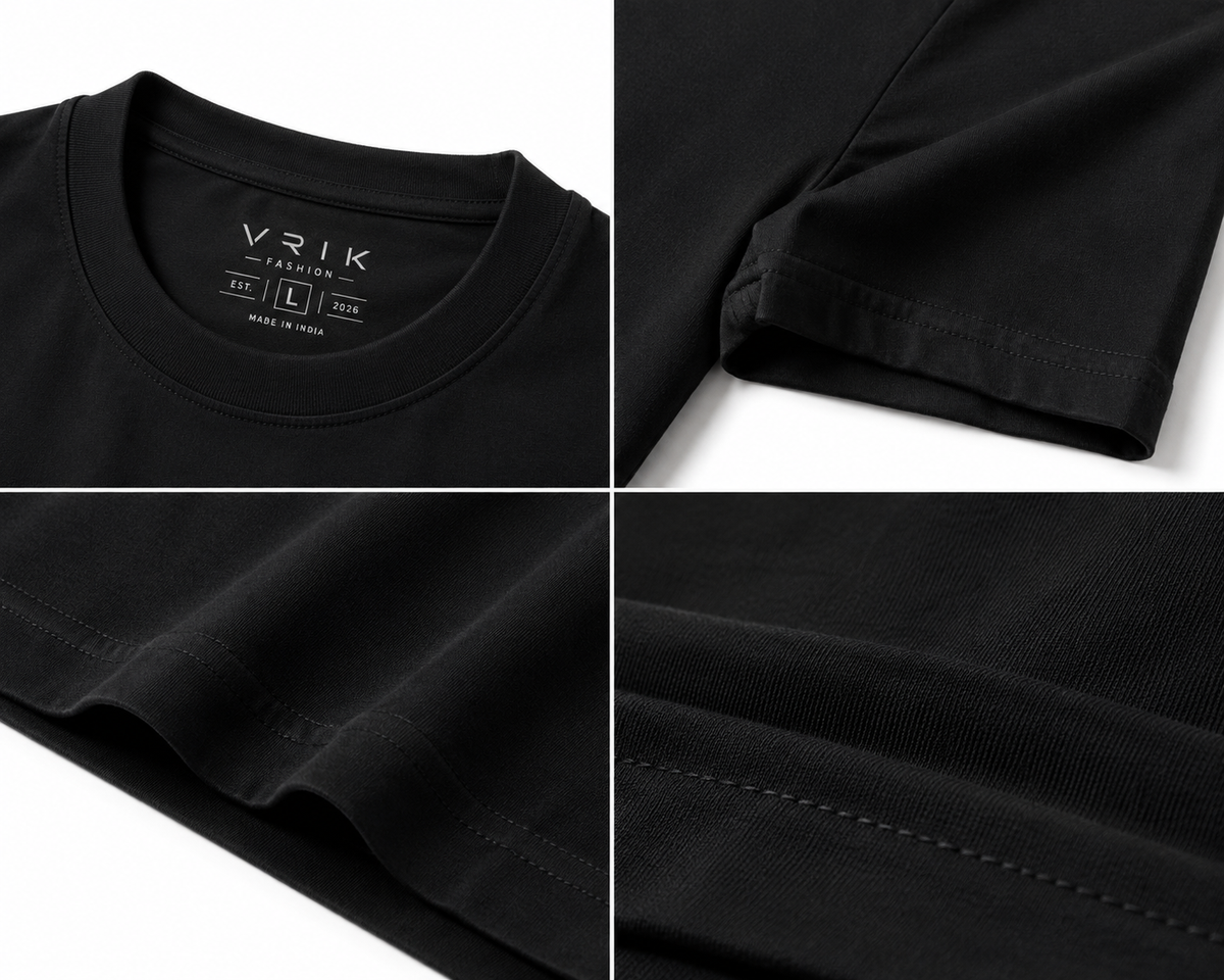 Men's Premium Black Oversized Printed T-Shirt – Tanjiro Kamado | Demon Slayer Series
