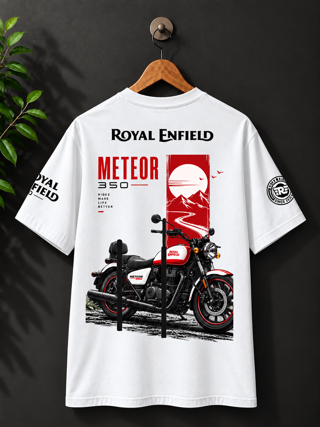 Royal Enfield Meteor 350 Graphic Regular Fit T-Shirt