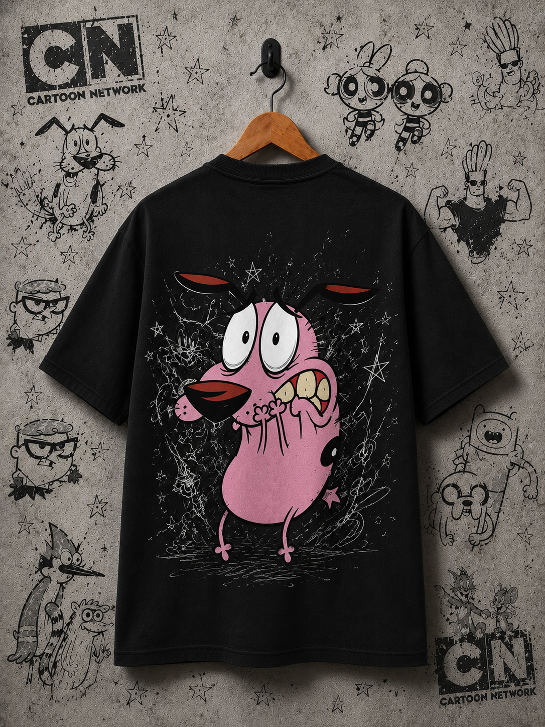 Inspired by Cartoon Network, New 100% pure premium  cotton black Tshirt.