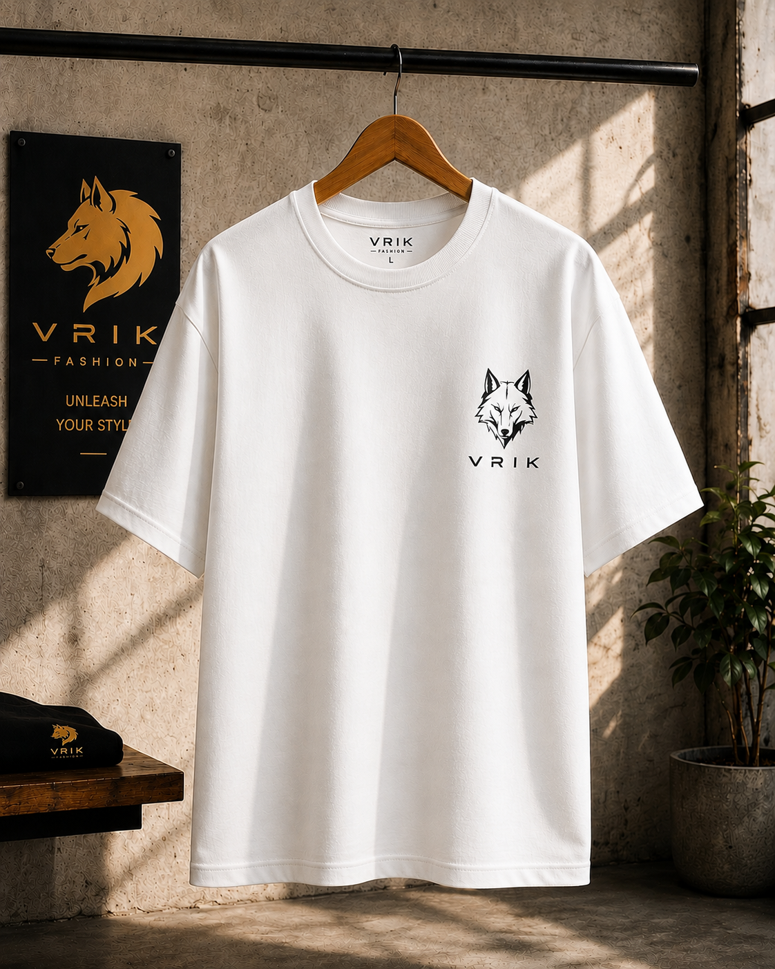 Vrik originals, streetwear V3, 100% cotton printed T-shirt