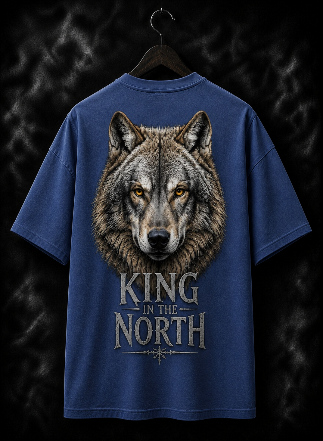 Inspired by Game of thrones- starks of winterfell, New 100% pure premium blue cotton Tshirt