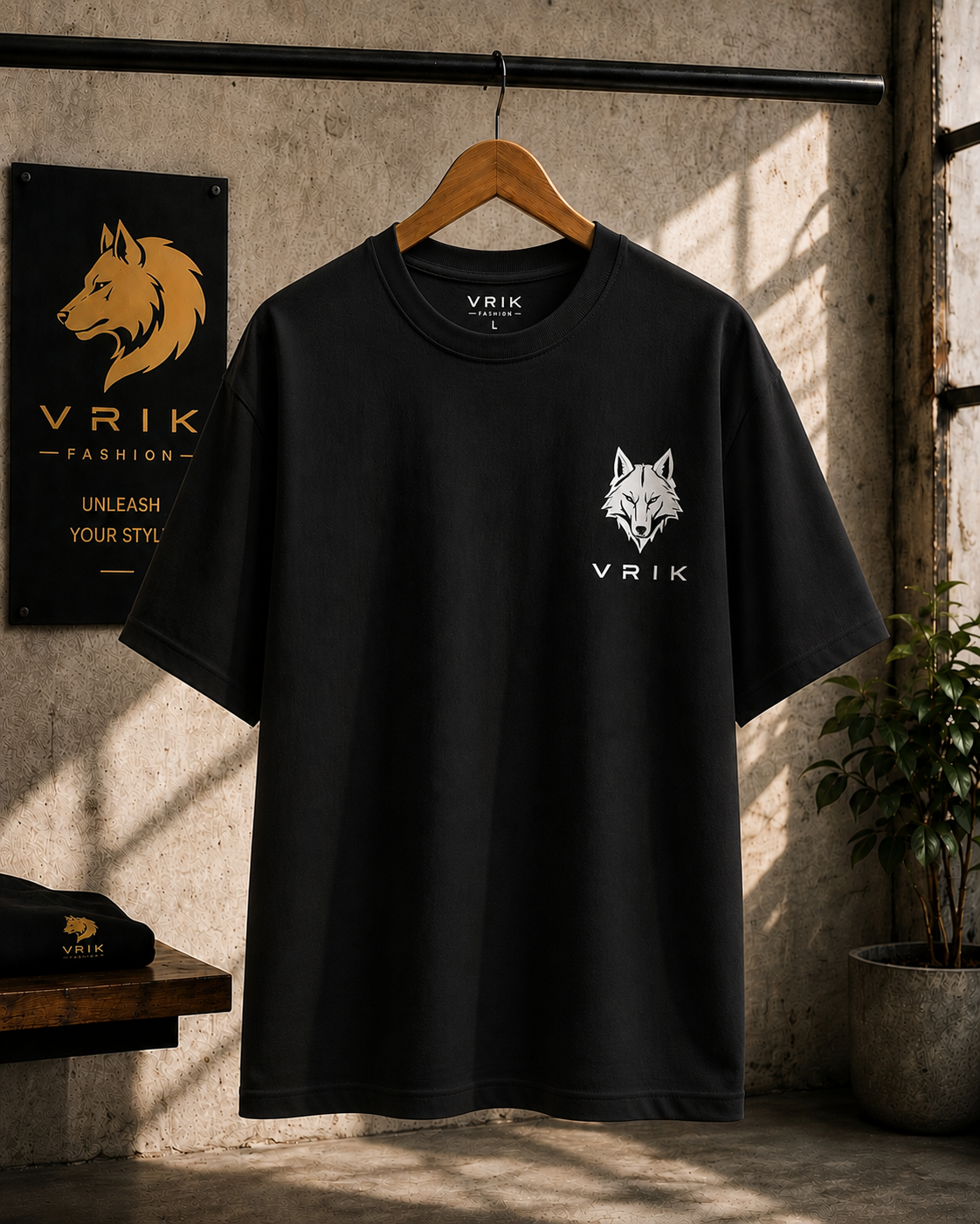 Vrik originals, streetwear V3, 100% cotton printed T-shirt