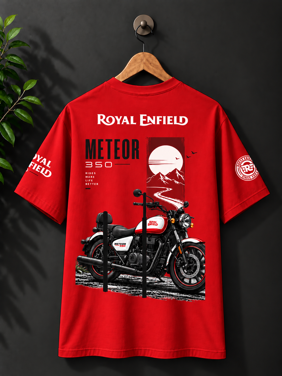 Royal Enfield Meteor 350 Graphic Regular Fit T-Shirt