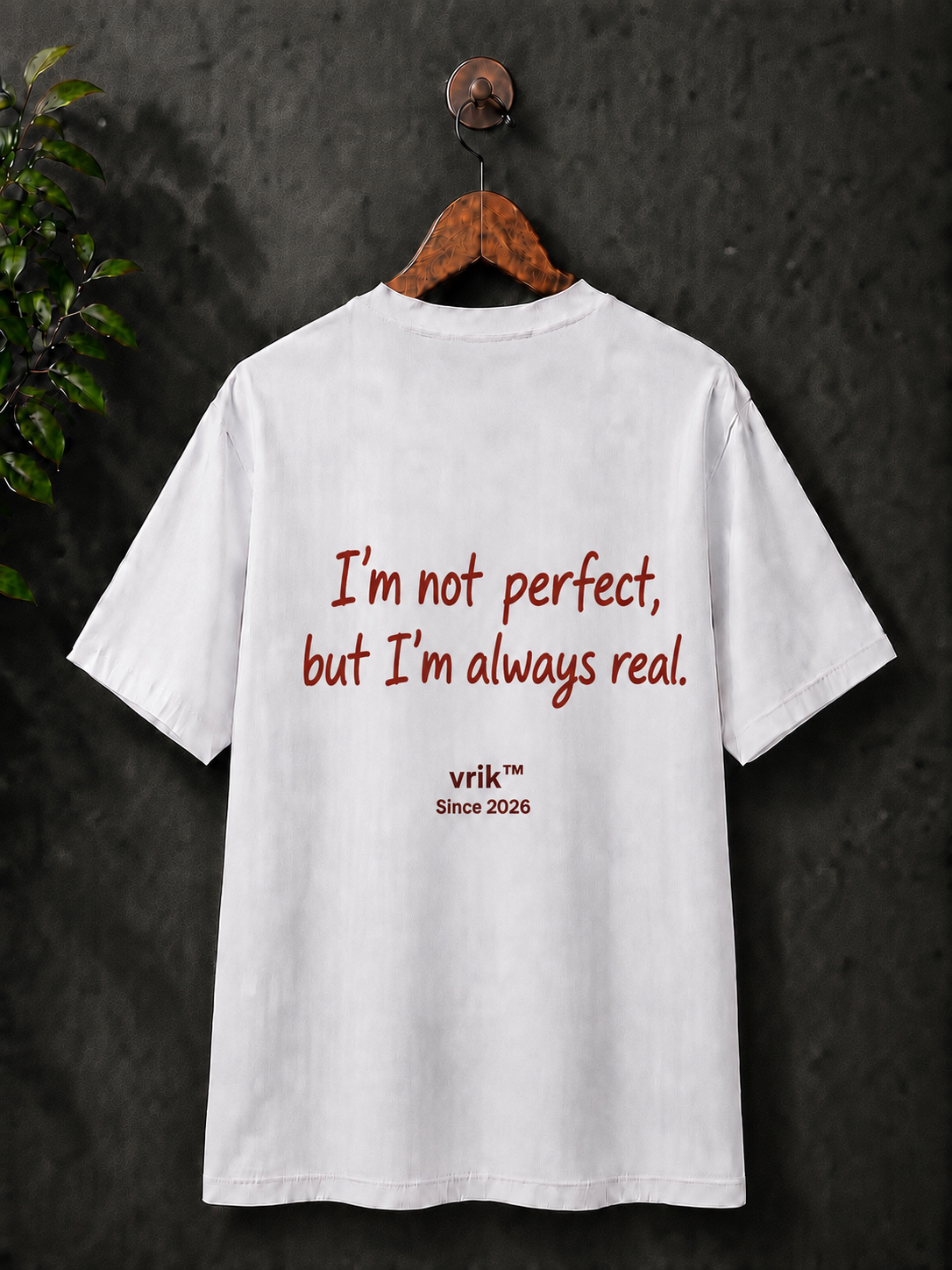 ‘I’m not perfect ’, 100% cotton printed tshirt