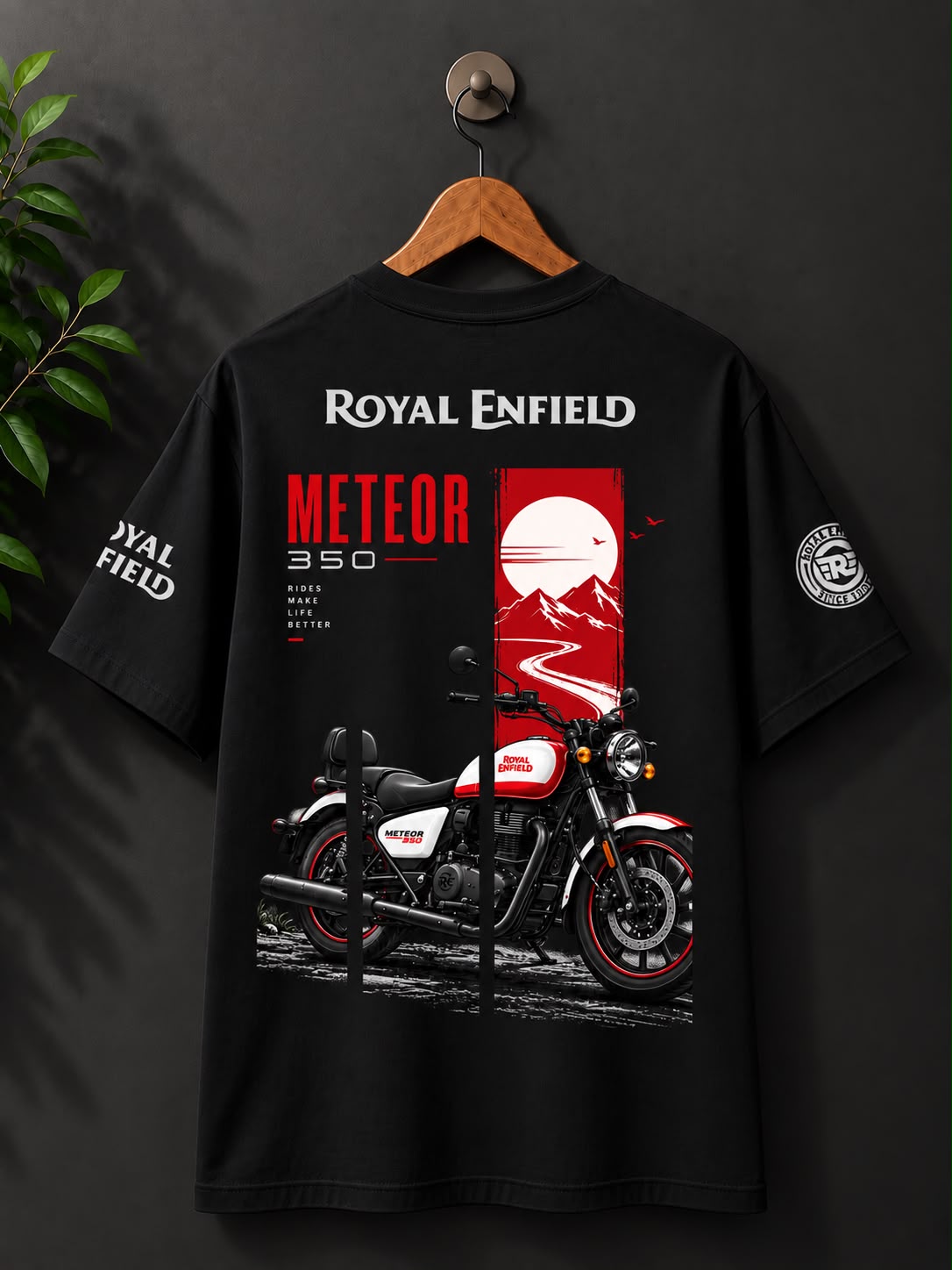 Royal Enfield Meteor 350 Graphic Regular Fit T-Shirt