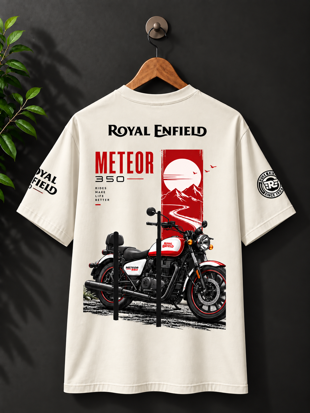 Royal Enfield Meteor 350 Graphic Regular Fit T-Shirt