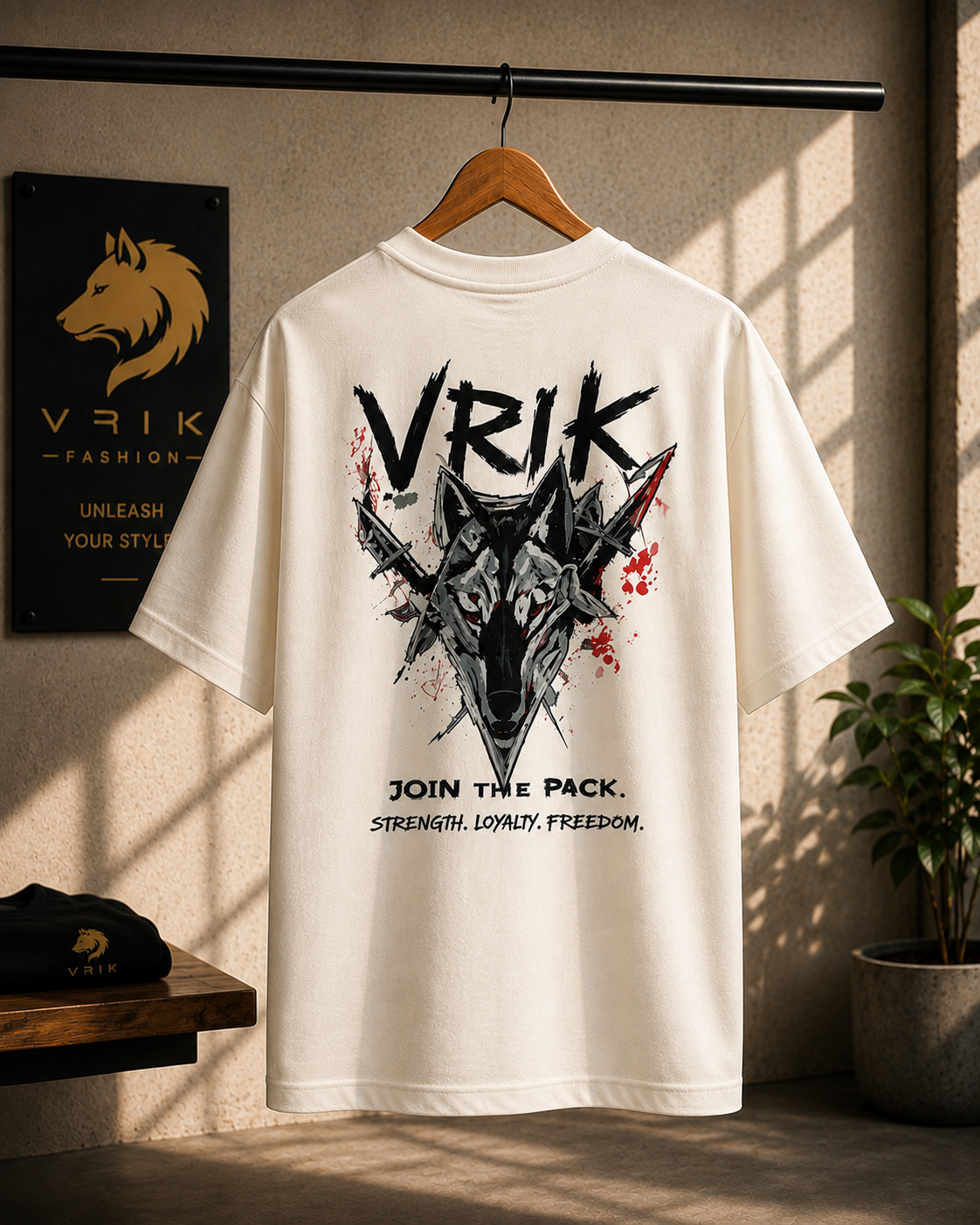 Vrik originals, streetwear V3, 100% cotton printed T-shirt